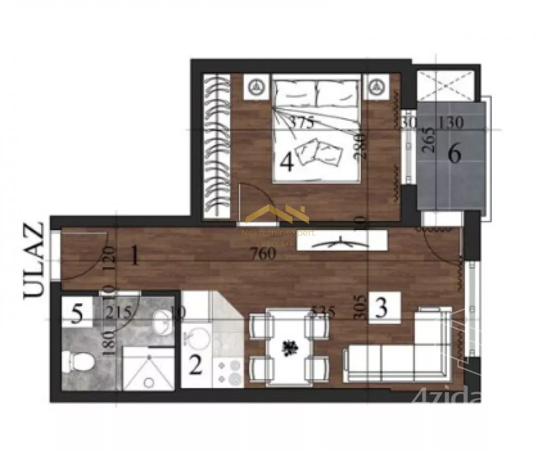 Dvosoban stan | 4zida