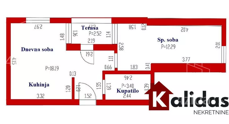 Jednoiposoban stan | 4zida