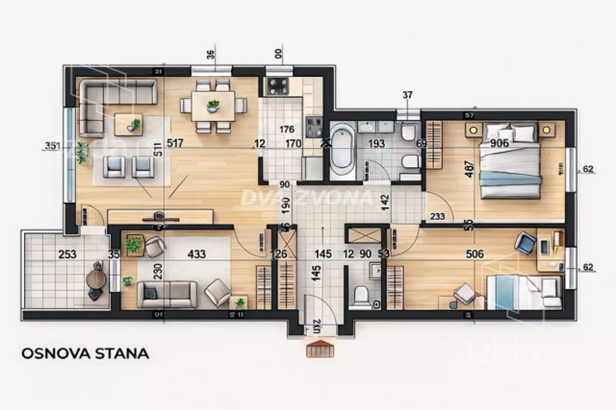 Četvorosoban stan | 4zida