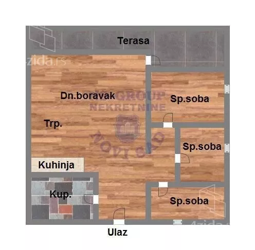 Troiposoban stan | 4zida
