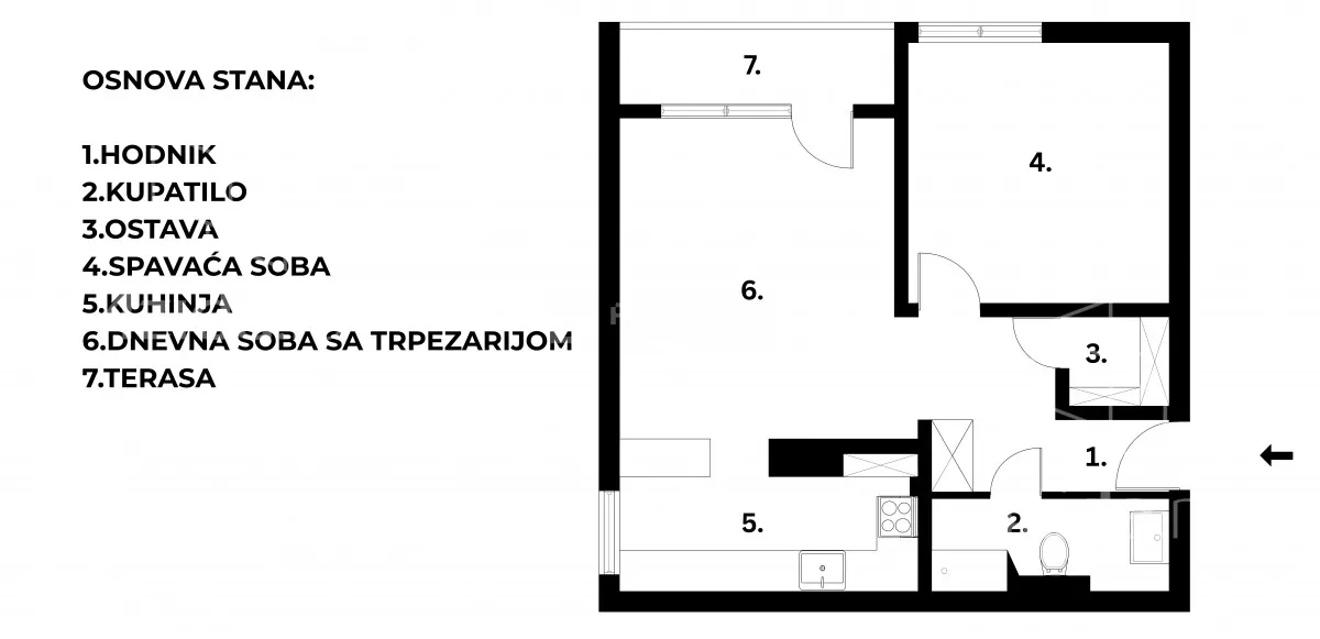 Dvosoban stan | 4zida