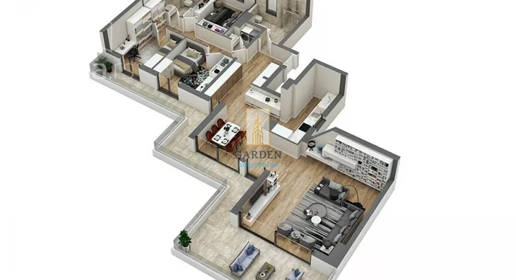 Četvoroiposoban stan | 4zida