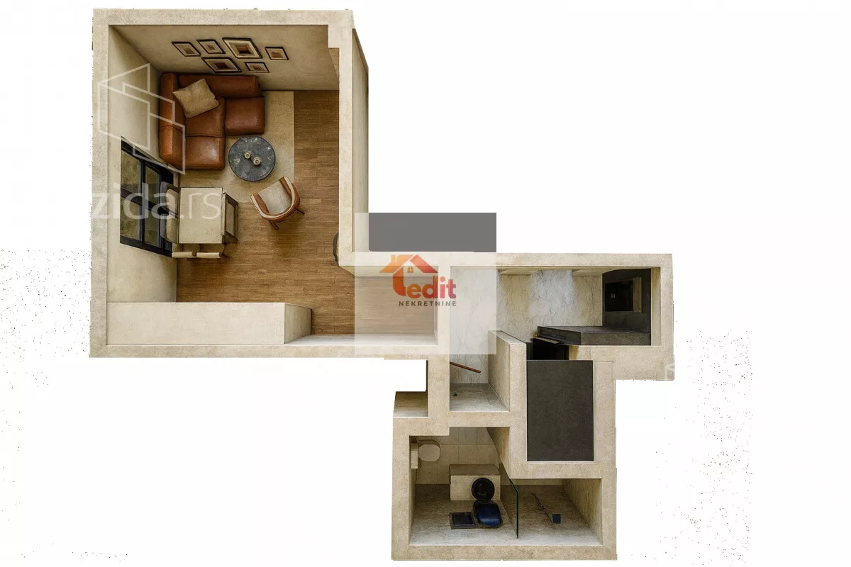 Jednosoban stan | 4zida