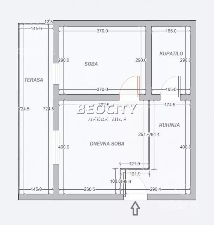 Jednoiposoban stan | 4zida