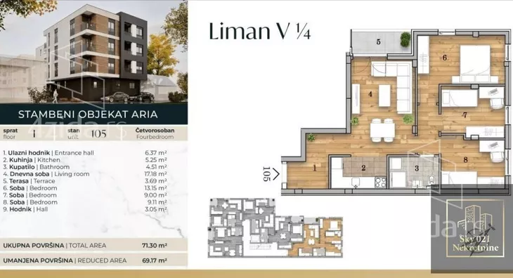 Četvorosoban stan | 4zida