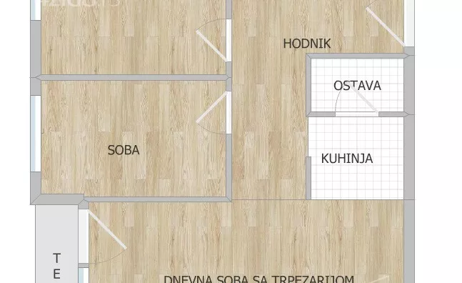 Trosoban stan | 4zida