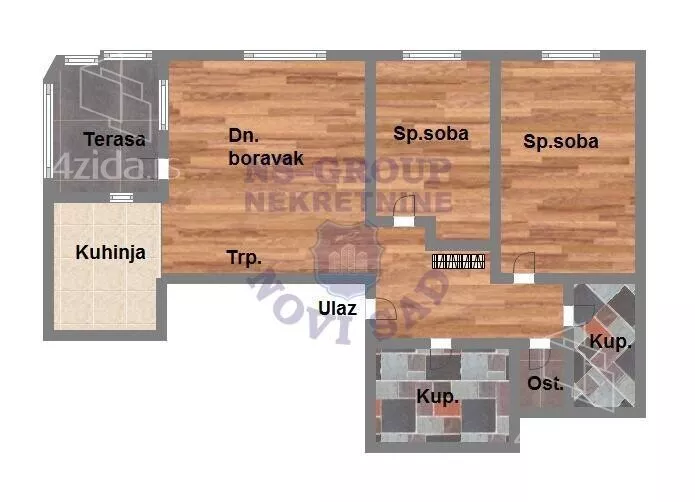 Trosoban stan | 4zida