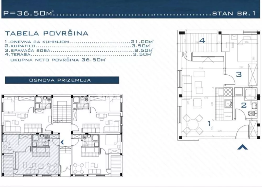 Dvosoban stan | 4zida