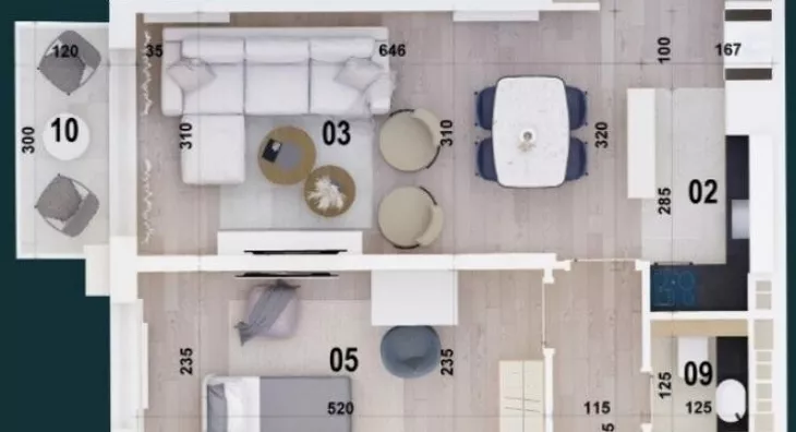 Trosoban stan | 4zida