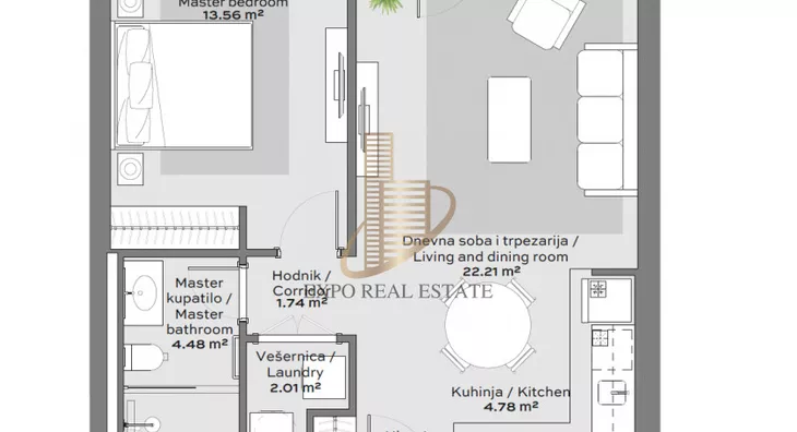 Dvosoban stan | 4zida