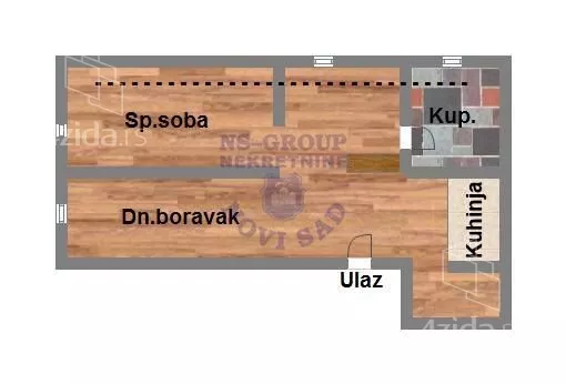Jednoiposoban stan | 4zida