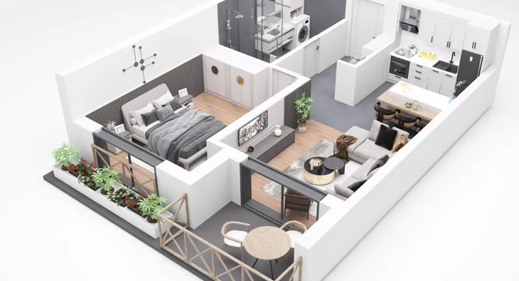 Jednoiposoban stan | 4zida