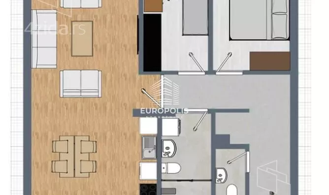 Trosoban stan | 4zida