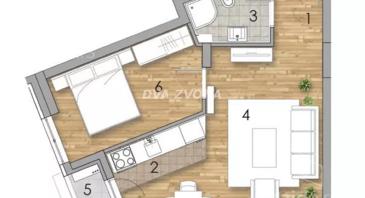 Dvosoban stan | 4zida