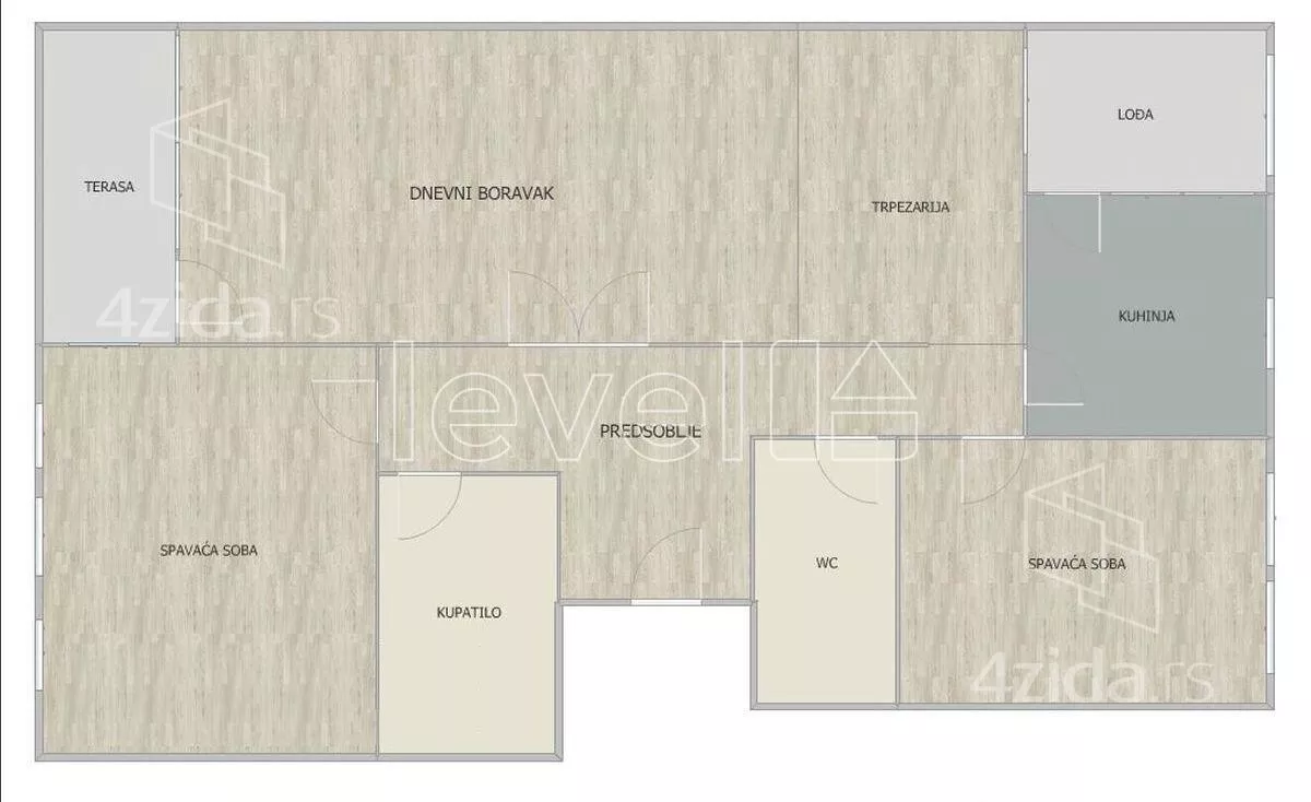 Trosoban stan | 4zida