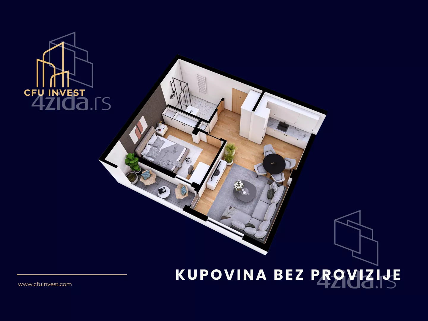 Dvosoban stan | 4zida