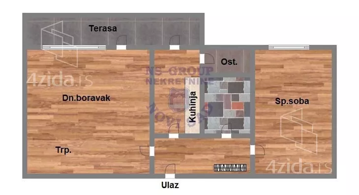 Dvosoban stan | 4zida