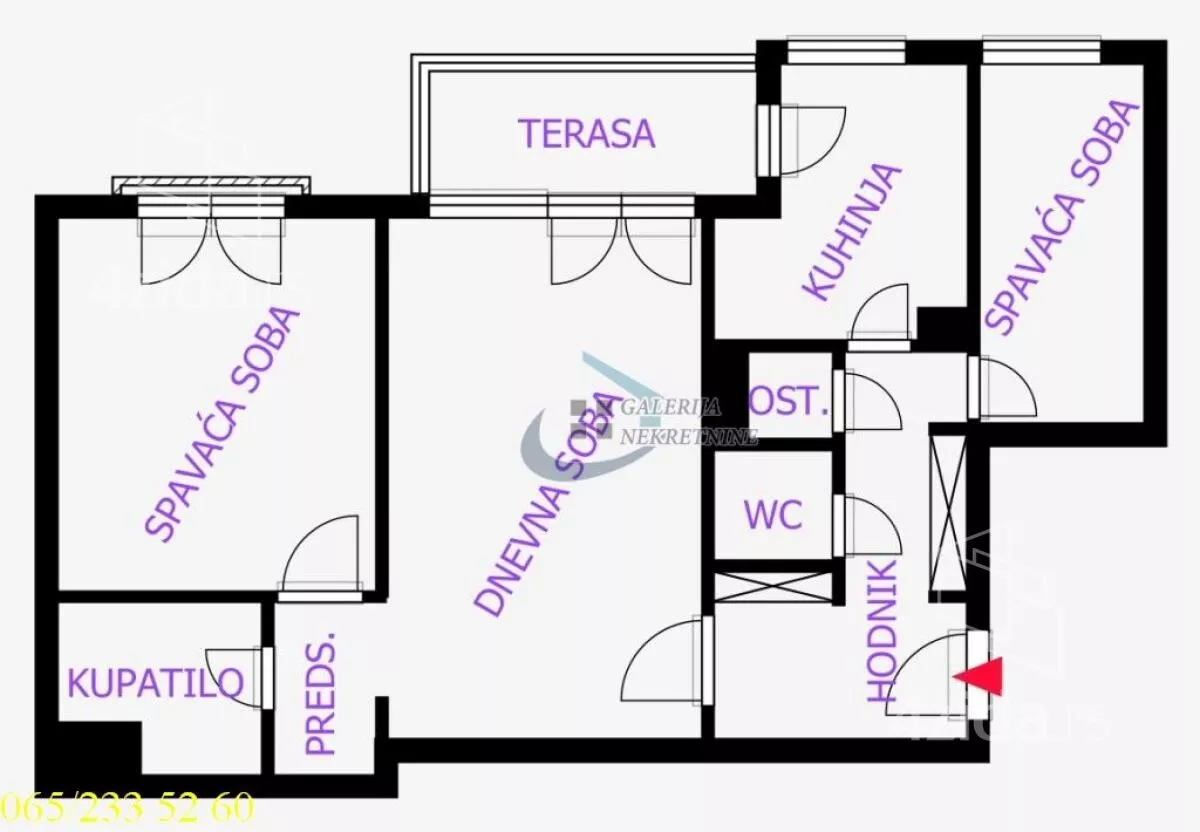 Dvosoban stan | 4zida