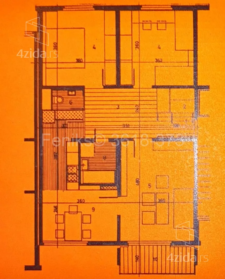 Trosoban stan | 4zida