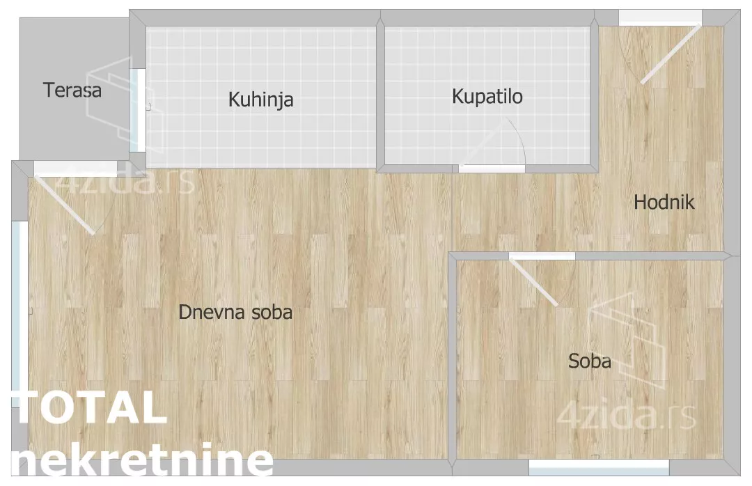 Jednoiposoban stan | 4zida