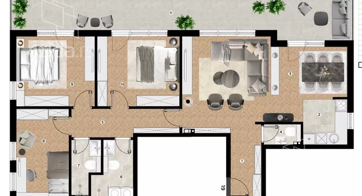 Četvorosoban stan | 4zida