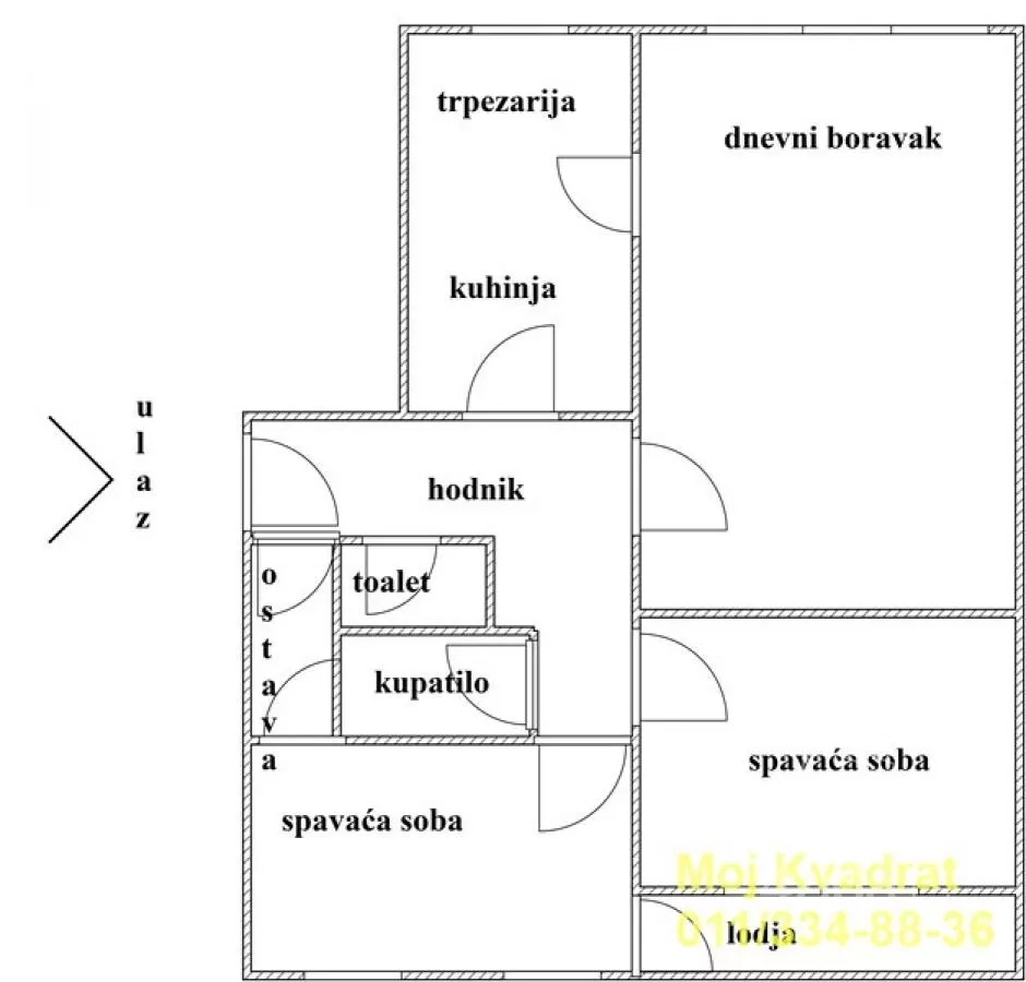 Trosoban stan | 4zida