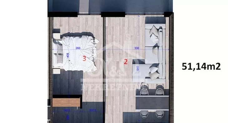 Jednoiposoban stan | 4zida