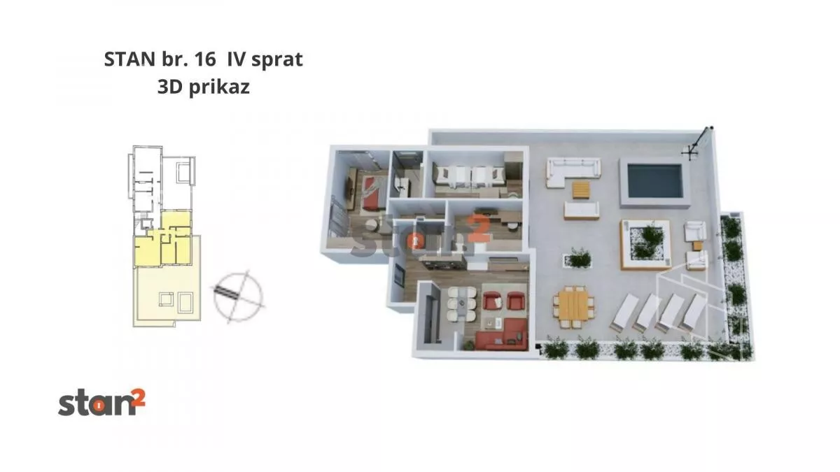 Troiposoban stan | 4zida