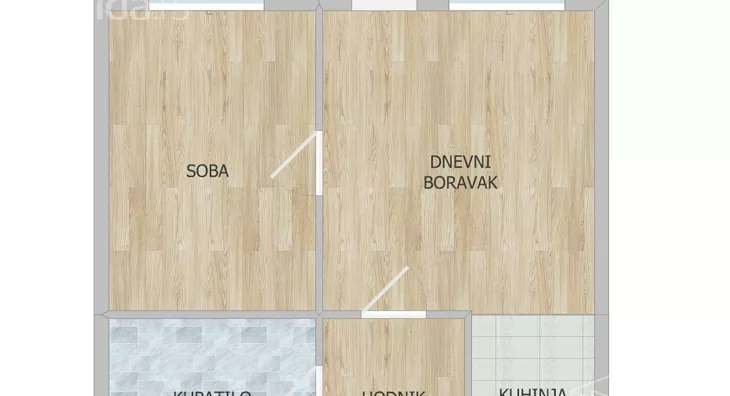 Jednoiposoban stan | 4zida