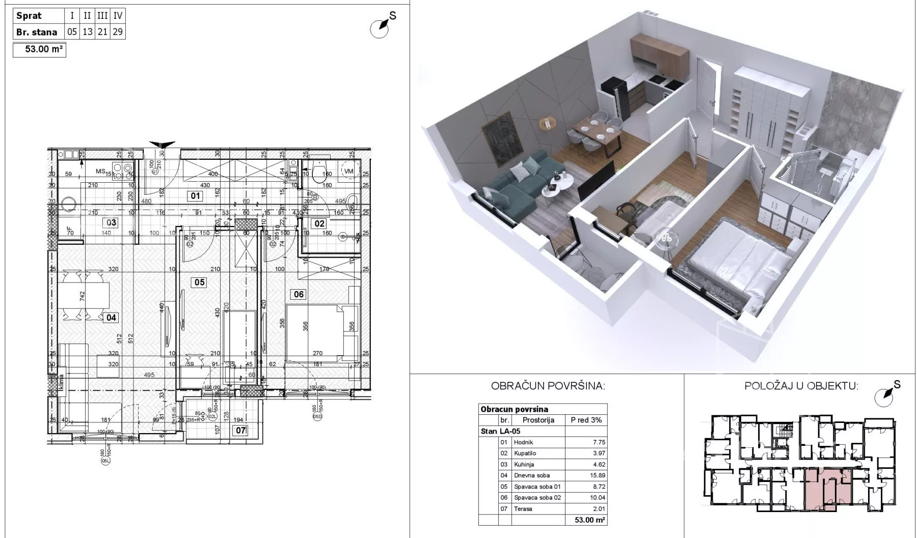 Dvoiposoban stan | 4zida