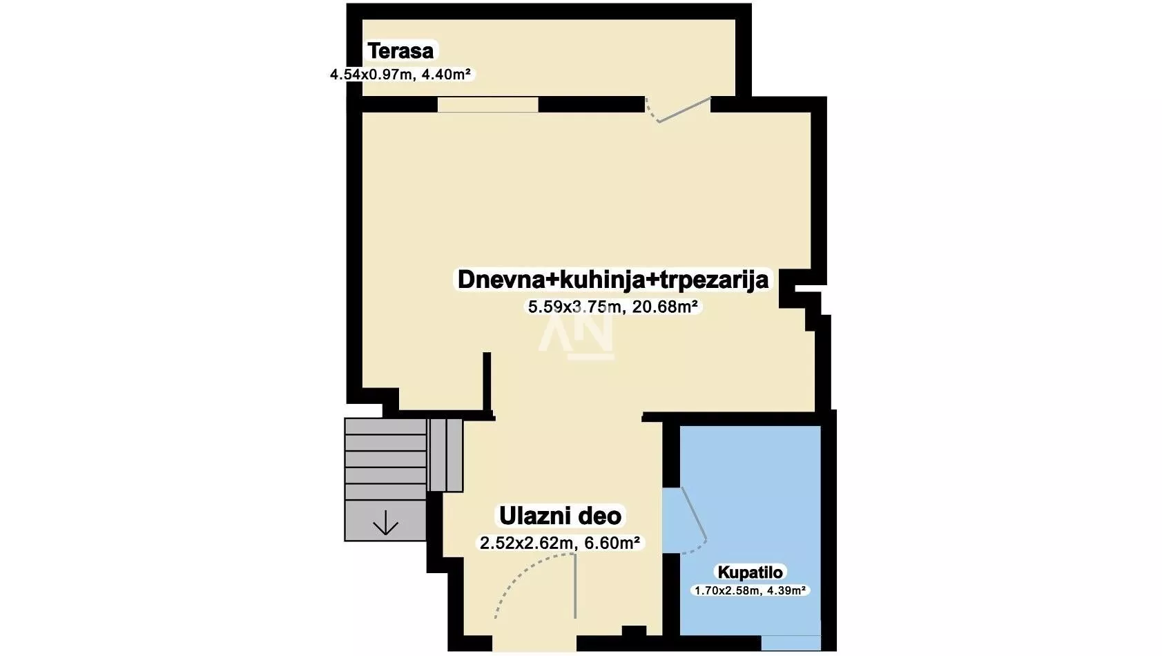 Dvosoban stan | 4zida