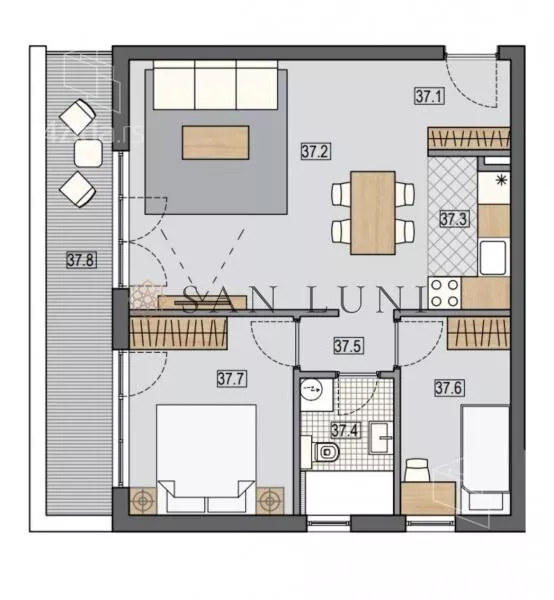 Trosoban stan | 4zida