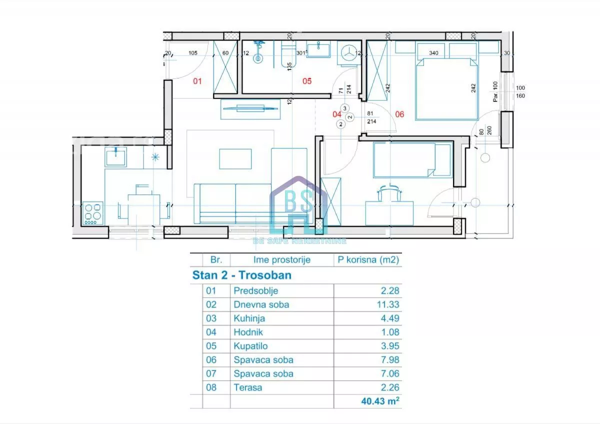 Dvoiposoban stan | 4zida