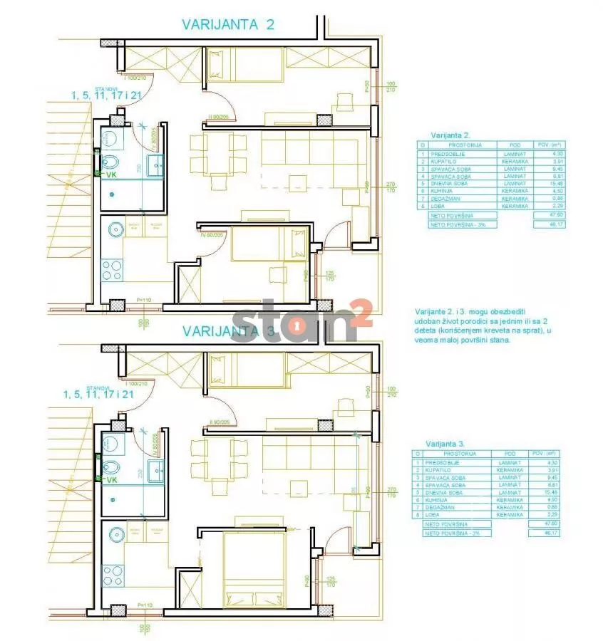 Jednoiposoban stan | 4zida