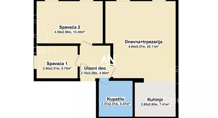 Trosoban stan | 4zida