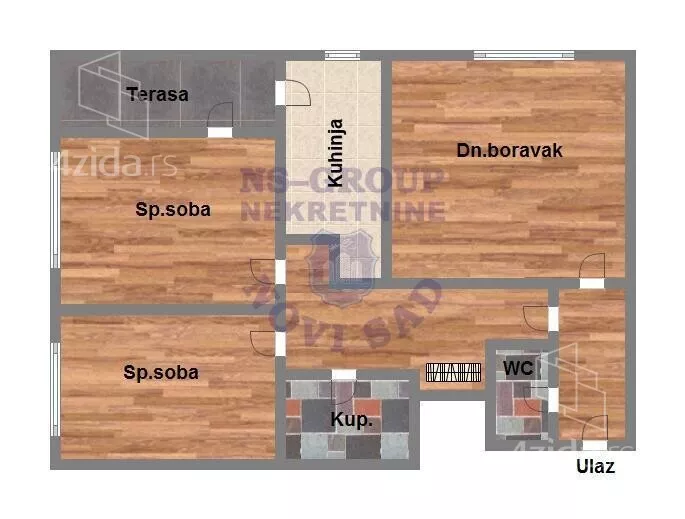 Trosoban stan | 4zida