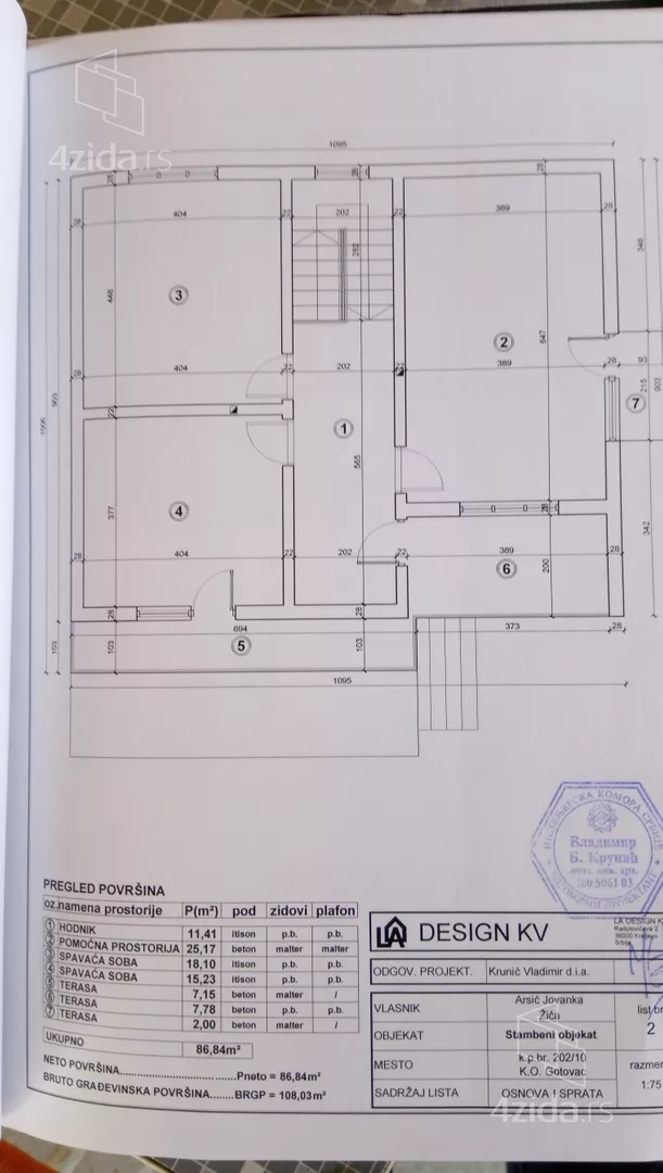 2-etažna kuća | 4zida