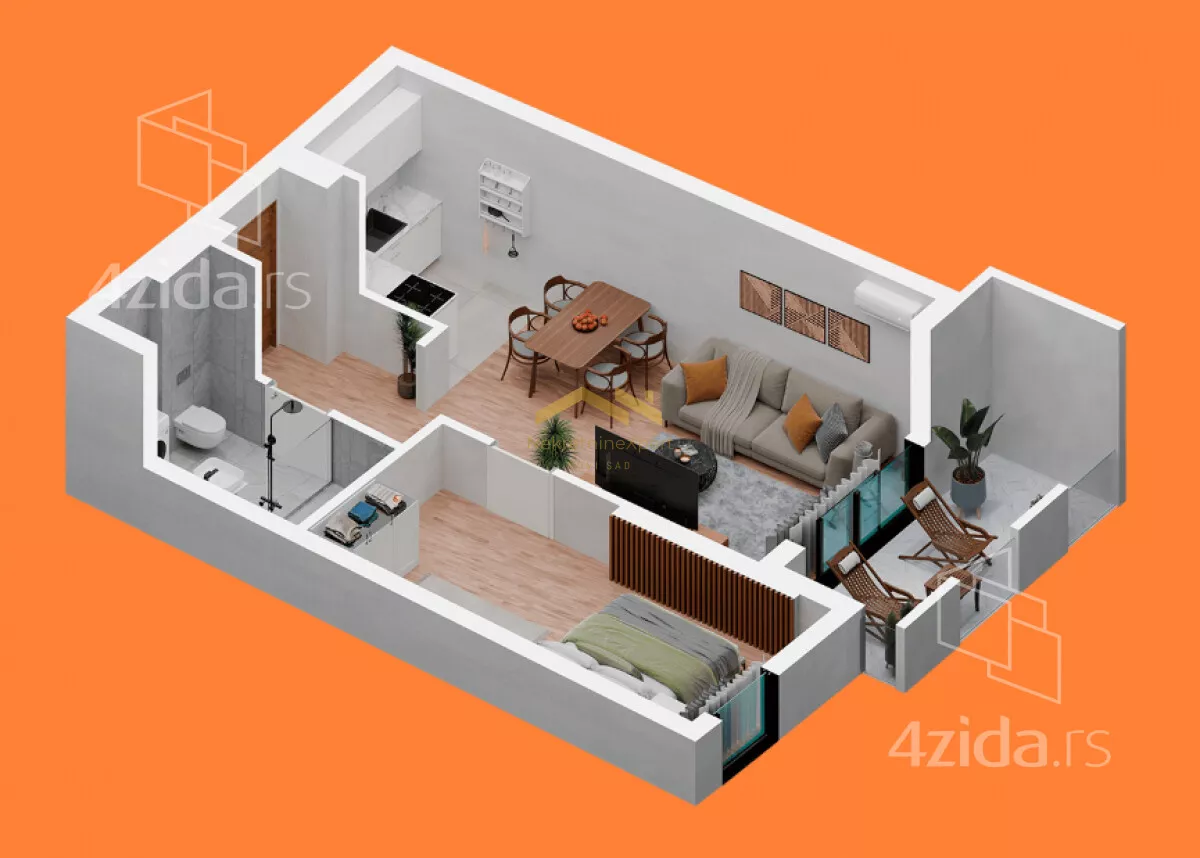 Dvosoban stan | 4zida