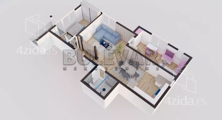 Dvoiposoban stan | 4zida