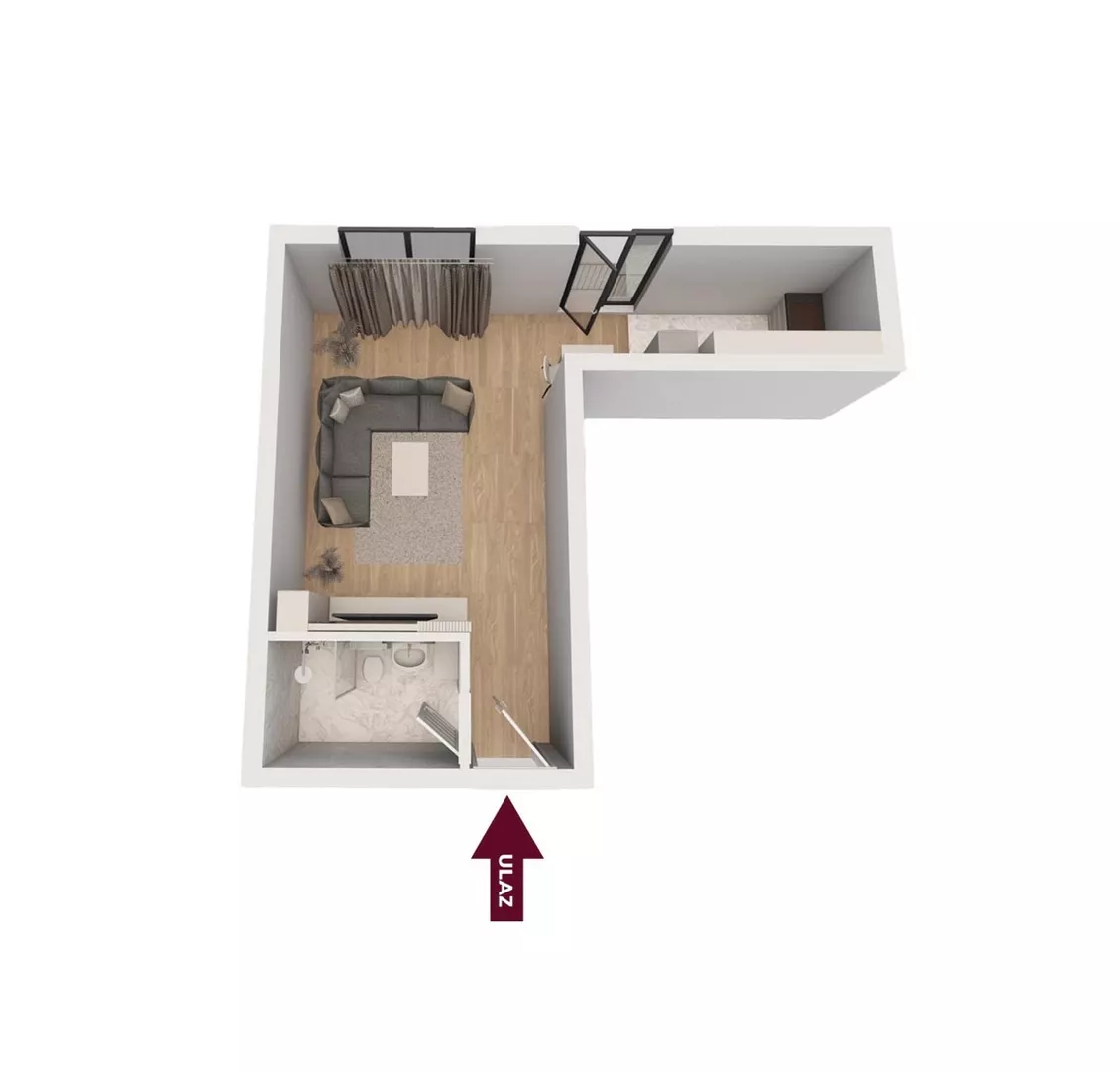 Jednosoban stan | 4zida