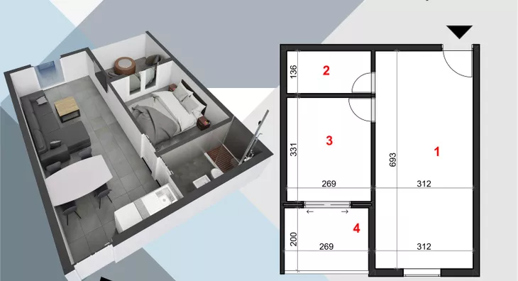 Dvosoban stan | 4zida