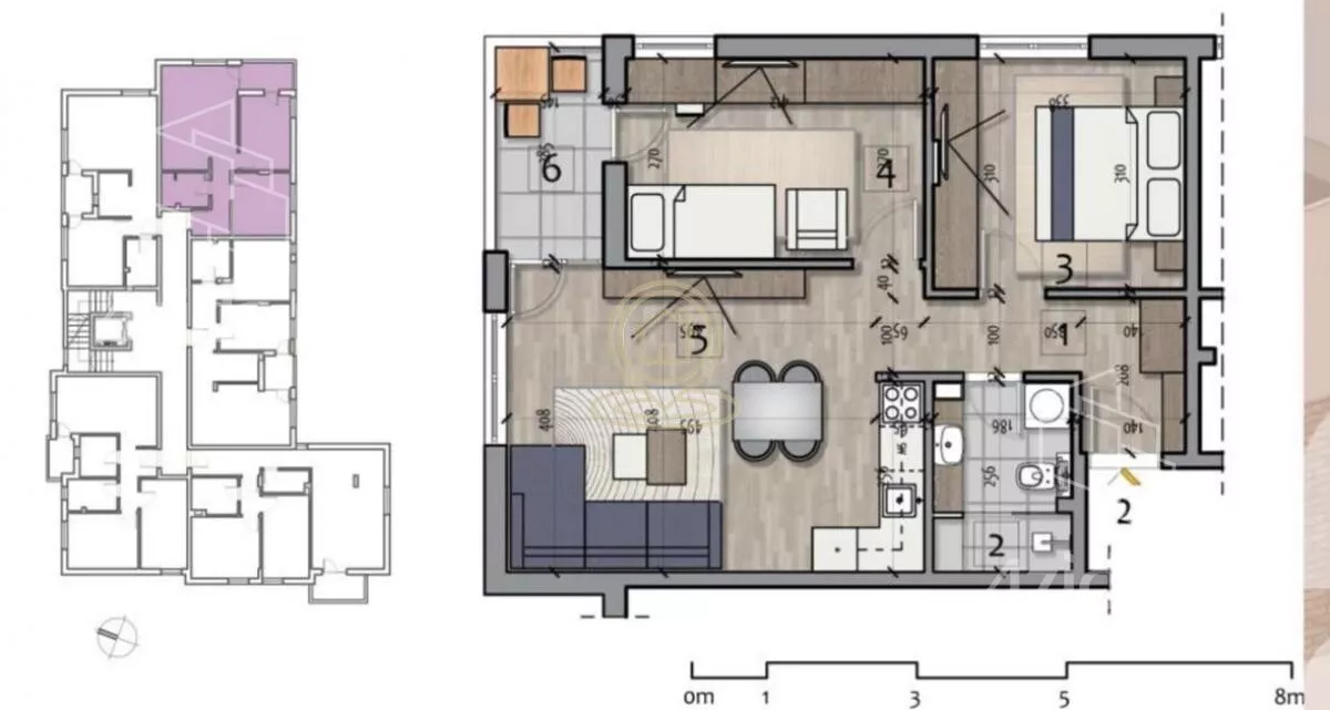 Trosoban stan | 4zida