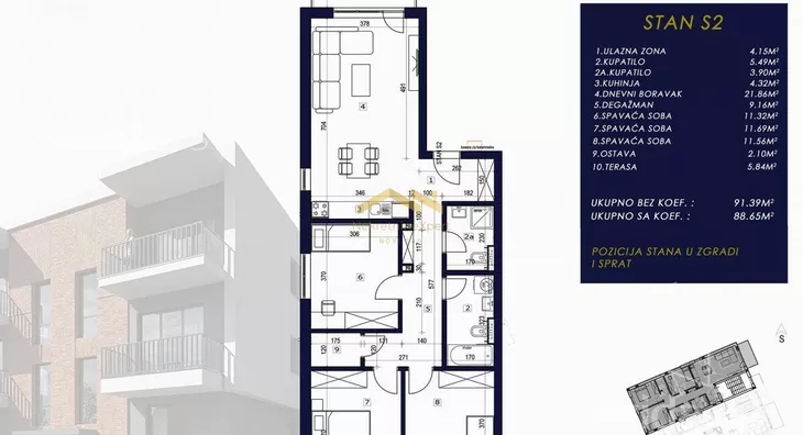 Četvorosoban stan | 4zida