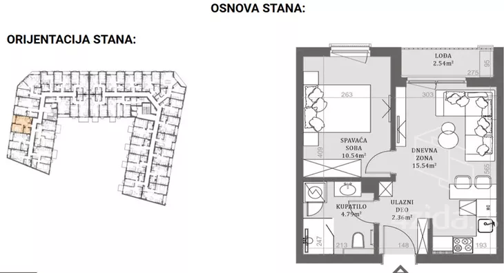 Dvosoban stan | 4zida