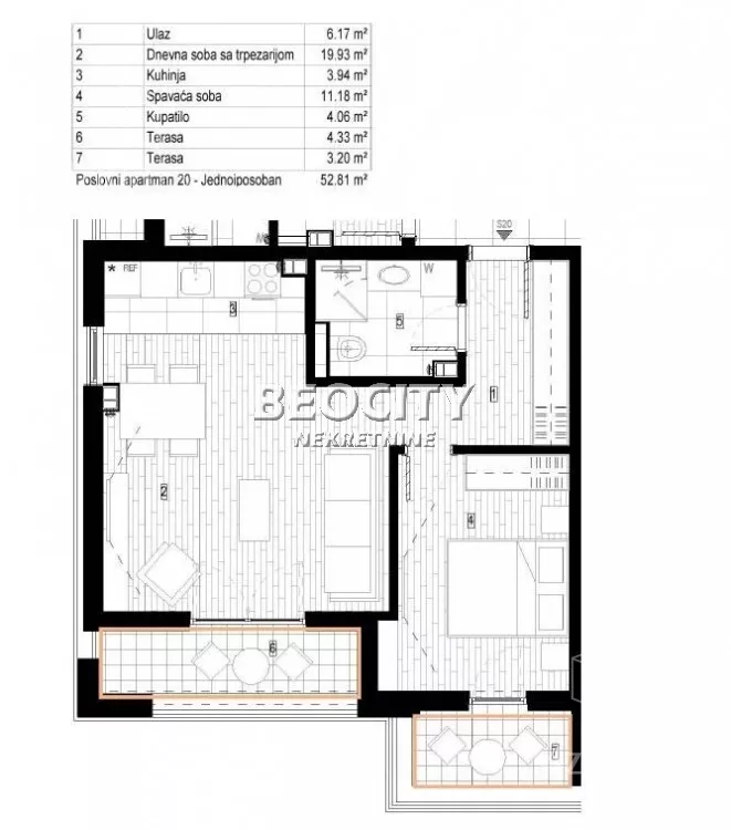 Jednoiposoban stan | 4zida