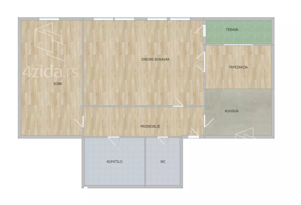 Dvosoban stan | 4zida