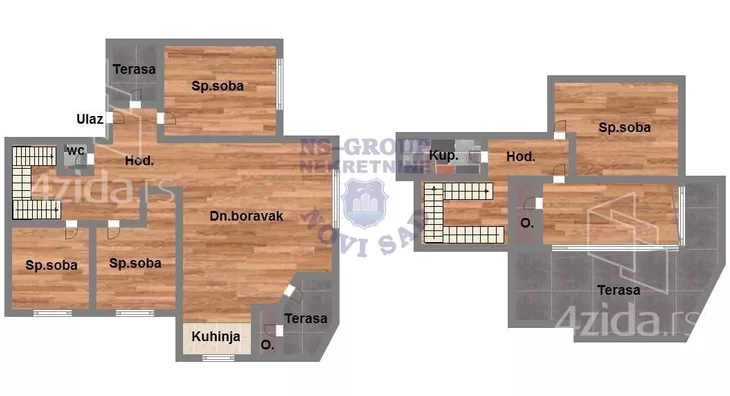 Petosoban stan | 4zida