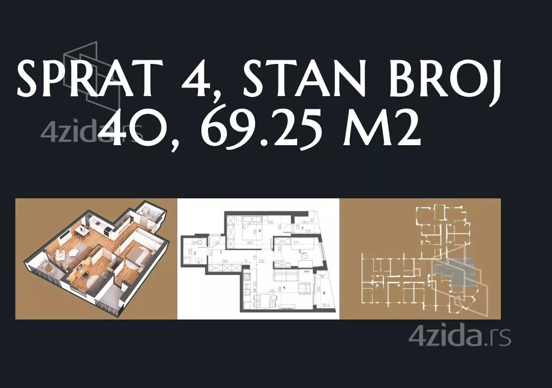 Dvosoban stan | 4zida