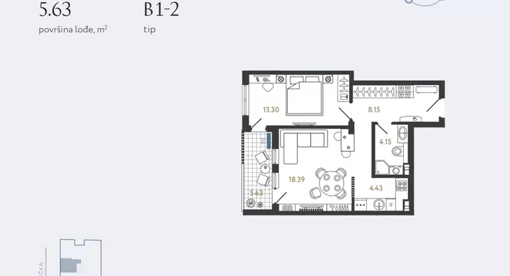 Dvosoban stan | 4zida