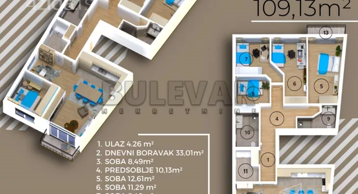 Četvorosoban stan | 4zida